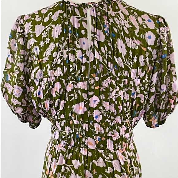 Diane Von Furstenberg Blossom Midi Dress, Size 12 - Picture 10 of 14